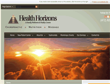 Tablet Screenshot of health-horizons.com